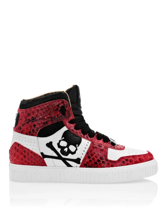 HI-TOP SNEAKERS NOTORIOUS PYTHON SKULL
