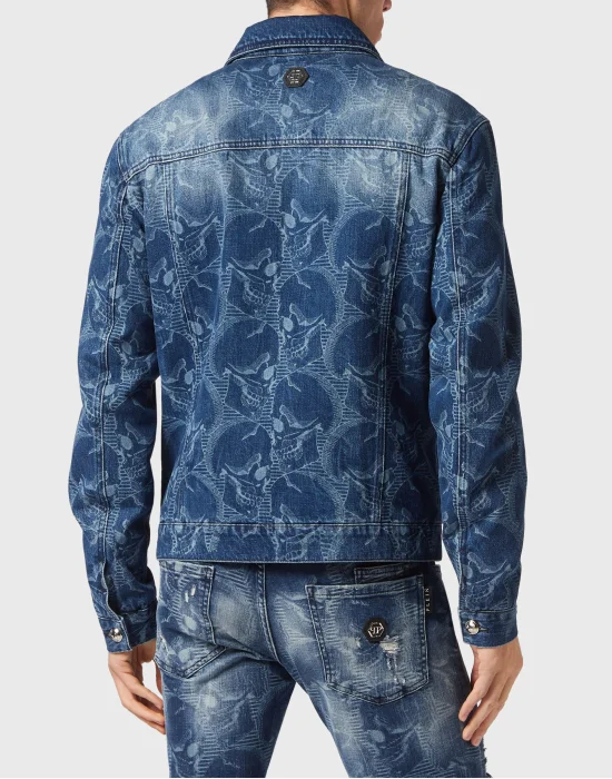 Denim Jacket Skull