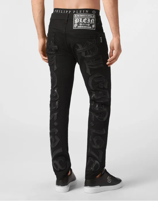 Denim Trousers Super Straight Cut Philipp Plein TM