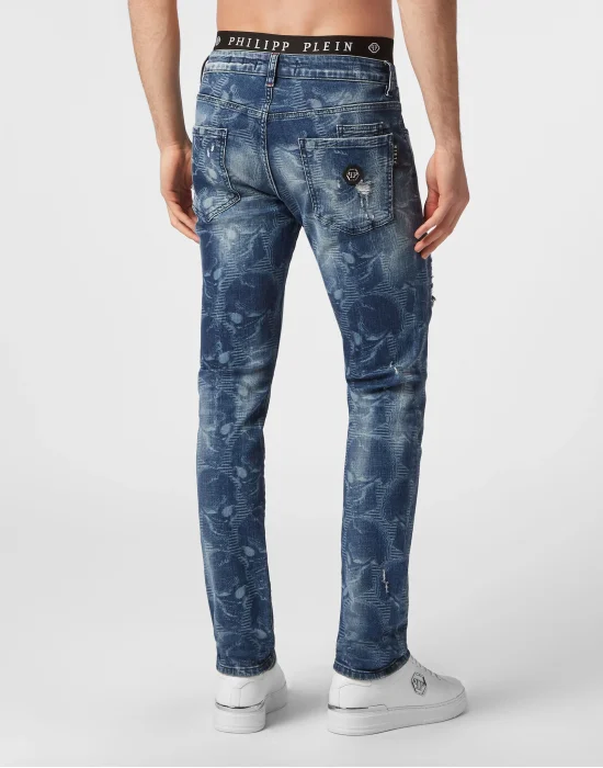 Super Straight Cut Trousers Skull
