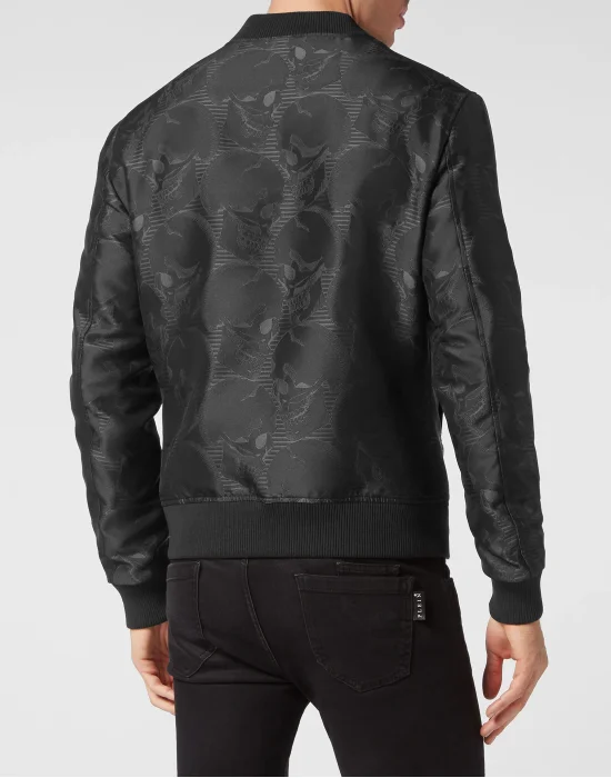 Jacquard Bomber Skull