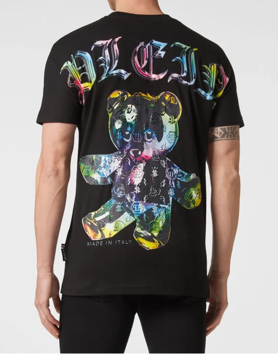 T-shirt Round Neck SS Teddy Glass