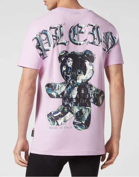 T-shirt Round Neck SS Teddy Glass