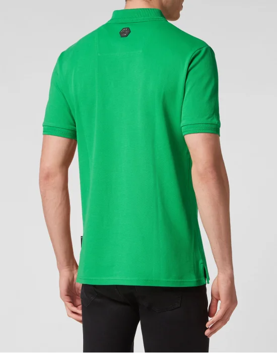 Slim Fit Piquet Polo Shirt SS Skull&Bones