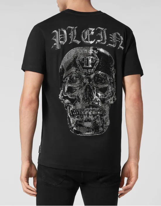 T-shirt Round Neck SS Glass Skull