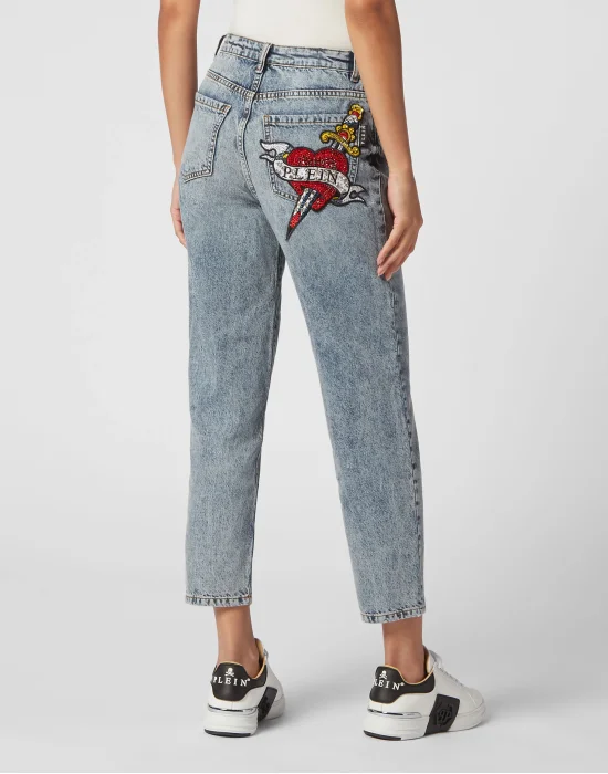 Denim Trousers Mom Fit
