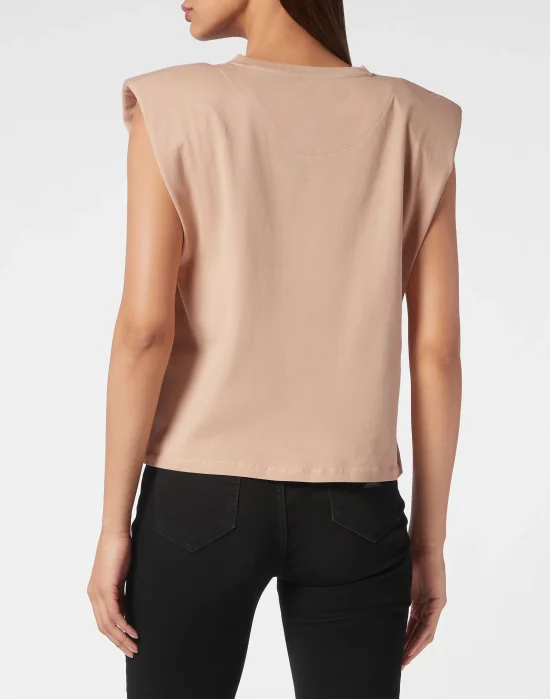 Shoulder Pads Tank Top Basic