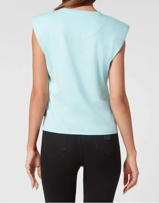 Shoulder Pads Tank Top Basic