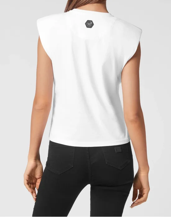 Shoulder Pads Tank Top Iconic Plein