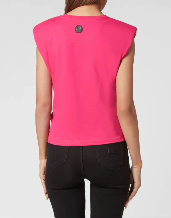 Shoulder Pads Tank Top Iconic Plein