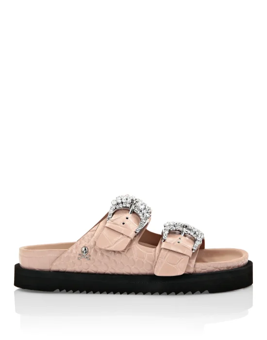 Buckle Slides Crystal