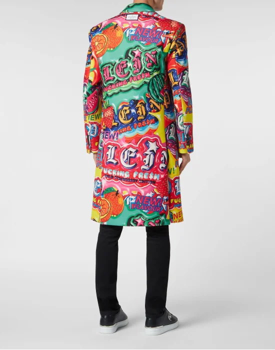 Wool Long Coat Tutti Frutti