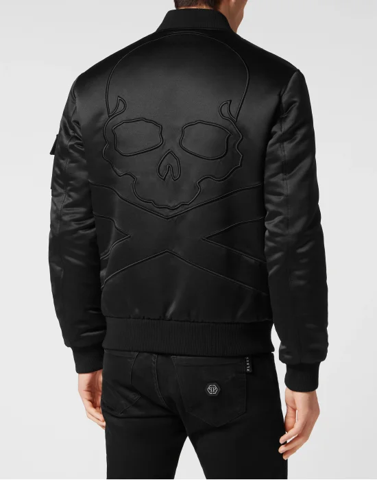 Satin Top Gun Bomber Tattoo