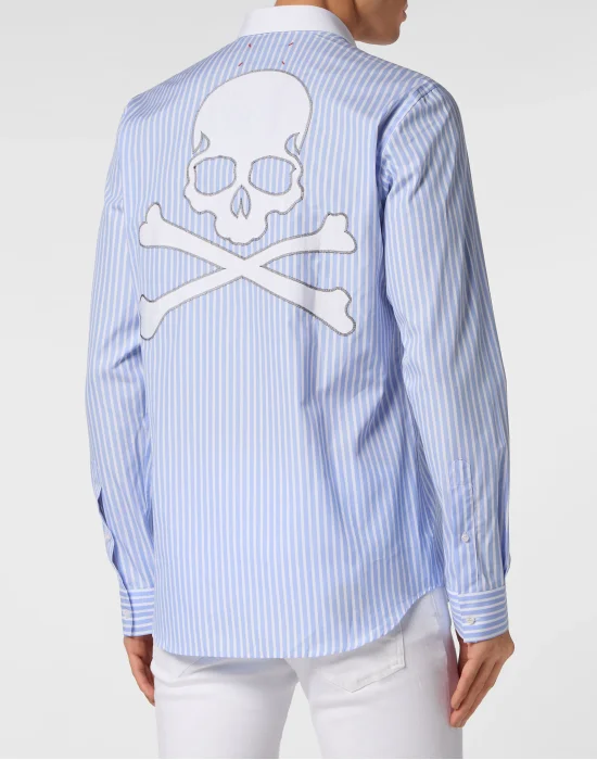 Stripped Shirt Sugar Daddy Skull&Bones