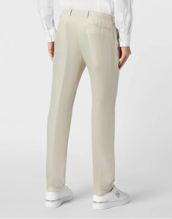 Linen Long Trousers Gigolò fit