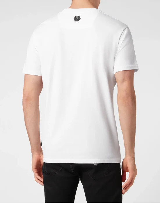 T-shirt Round Neck SS with stones Skeleton