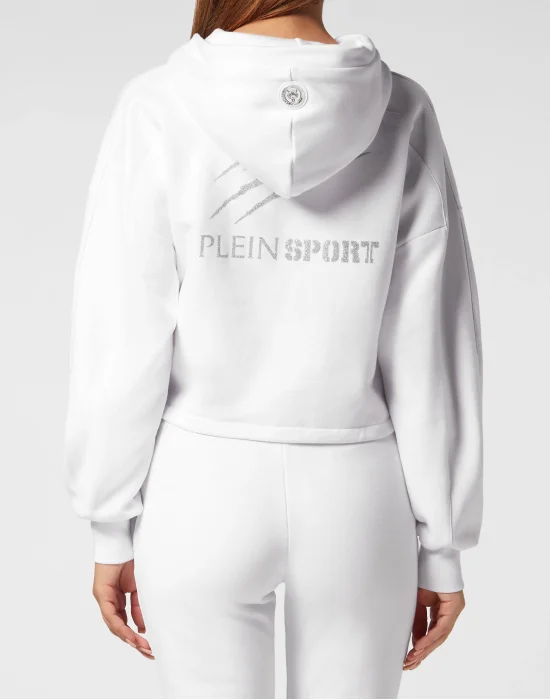 Cropped Hoodie Sweatjacket Scratch