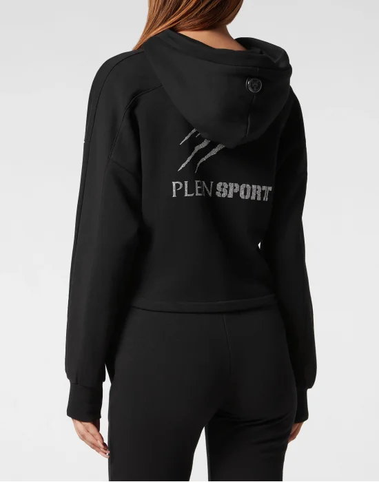 Cropped Hoodie Sweatjacket Scratch