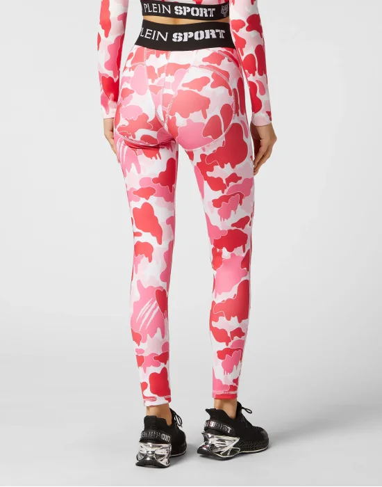 Jogging Push Up Cutting Leggings Camouflage