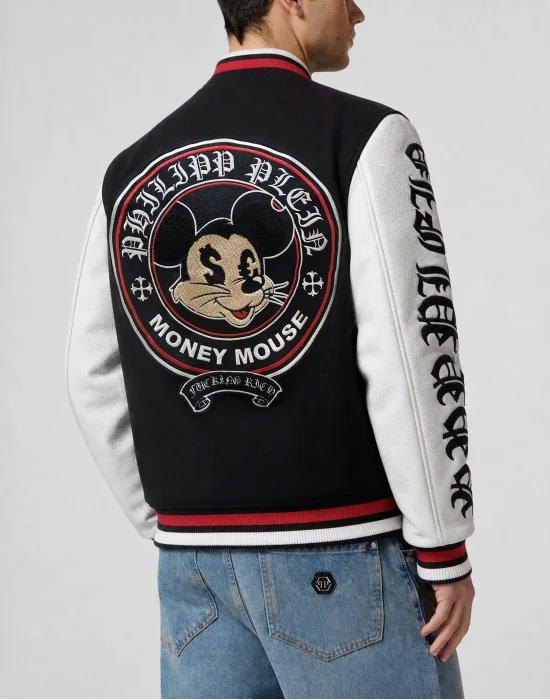 College Bomber Jacket LS Money Mouse