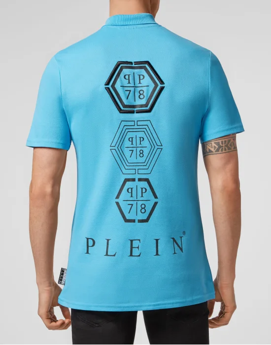 Slim Fit Polo shirt SS Hexagonal