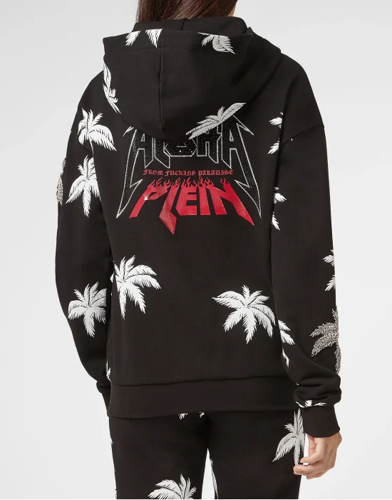 Hoodie Sweatjacket Aloha Plein
