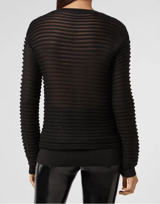 Pullover Round Neck LS Crystal