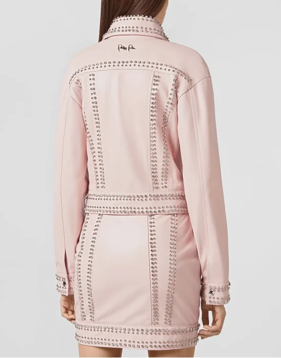 Leather Bomber Crystal