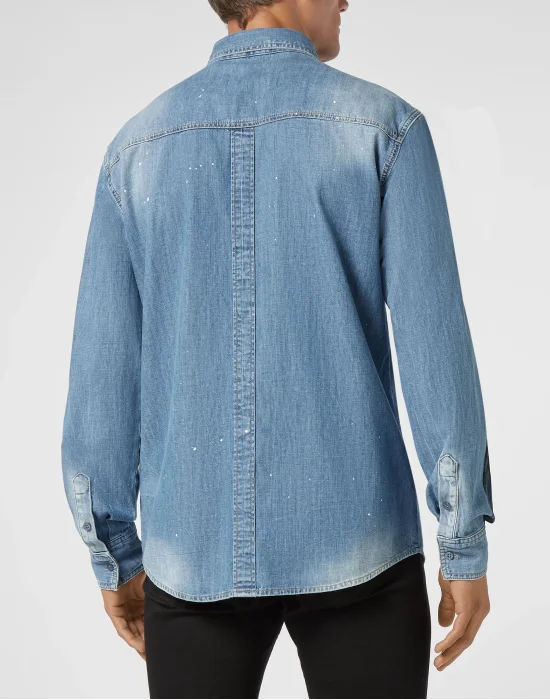 Denim Shirt Ls Stripes