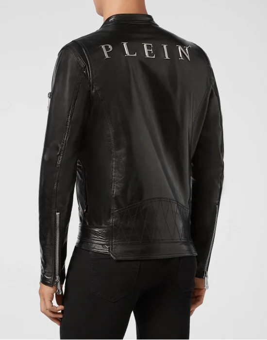 Leather Biker Zipped