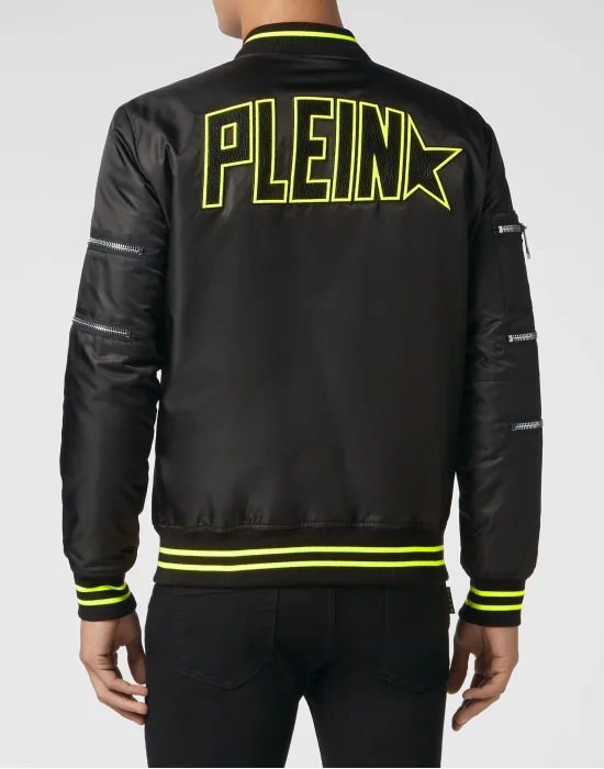 Nylon Bomber Plein Star
