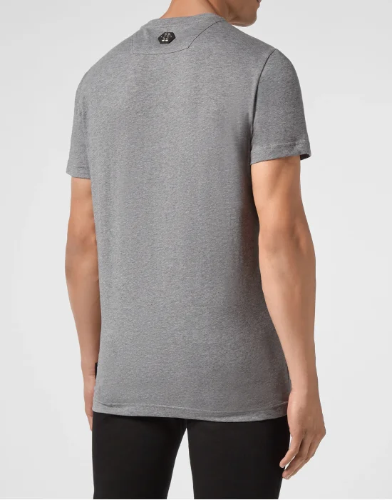T-shirt Platinum Cut Round Neck