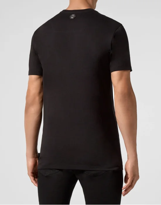 T-shirt Round Neck SS Skull strass