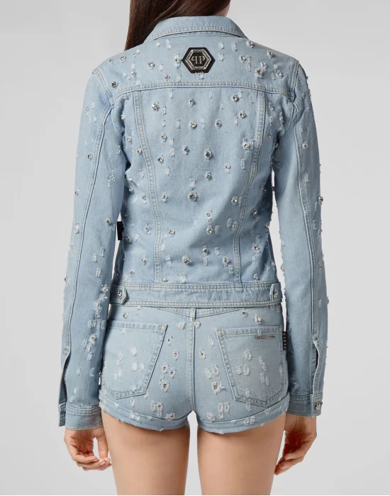 Denim Jacket Crystal