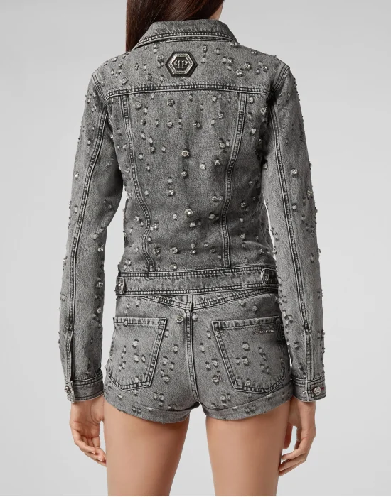 Denim Jacket Crystal