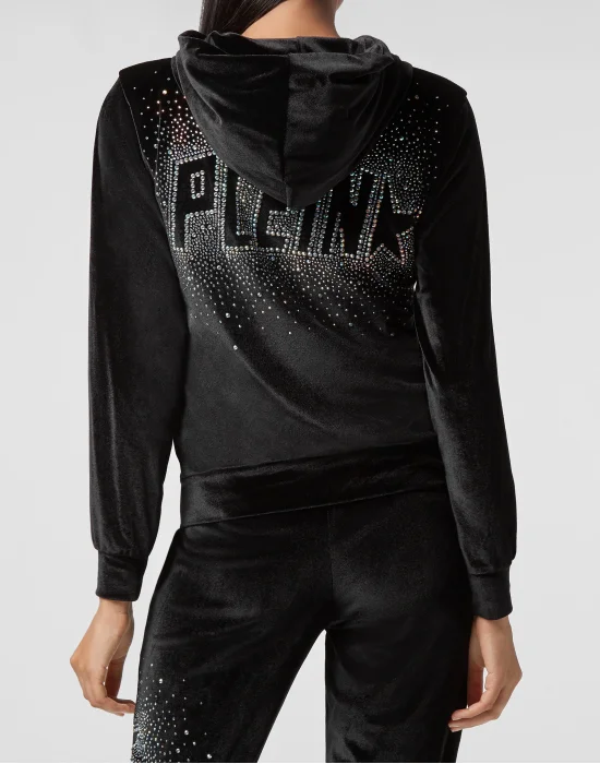 Hoodie Sweatjacket Plein Star