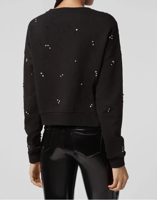 Sweatshirt LS Space Plein