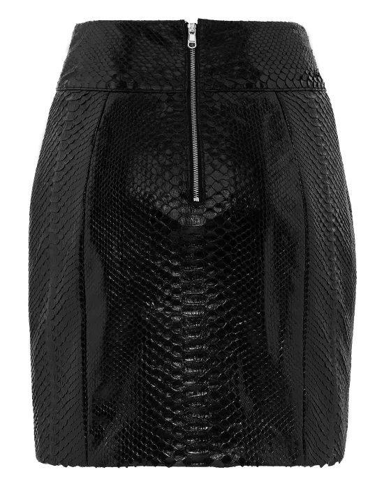 Leather Skirt Short Luxury