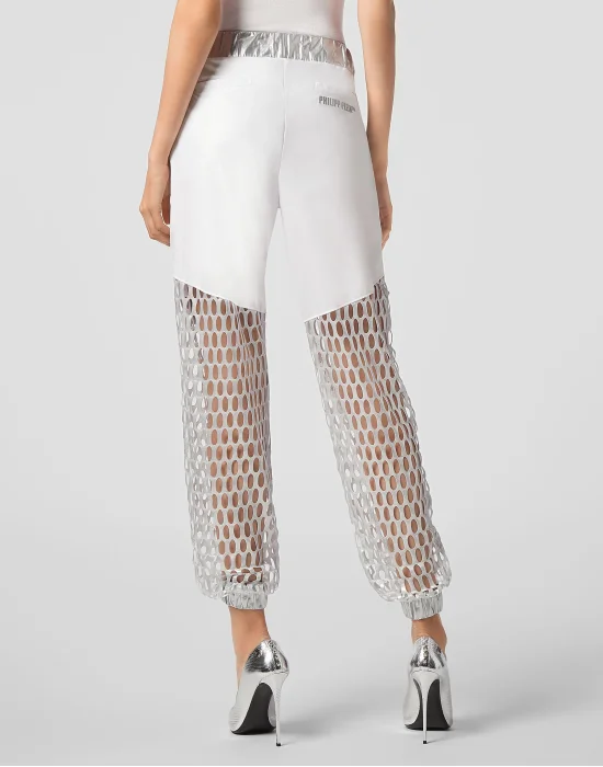 Nylon Jogging Trousers Metal Sport