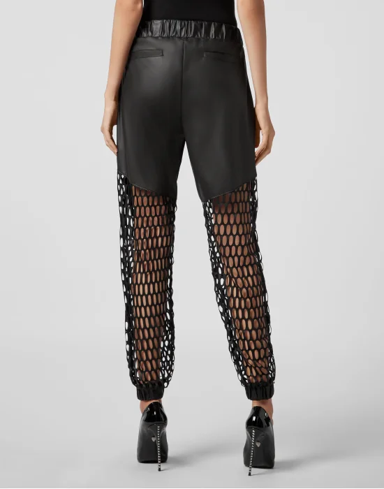 Nylon Jogging Trousers Metal Sport