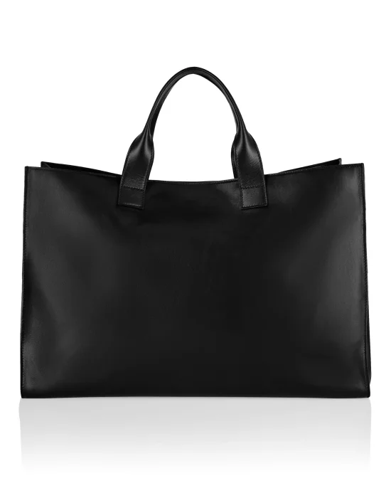 Big Leather Tote Bag Iconic Plein