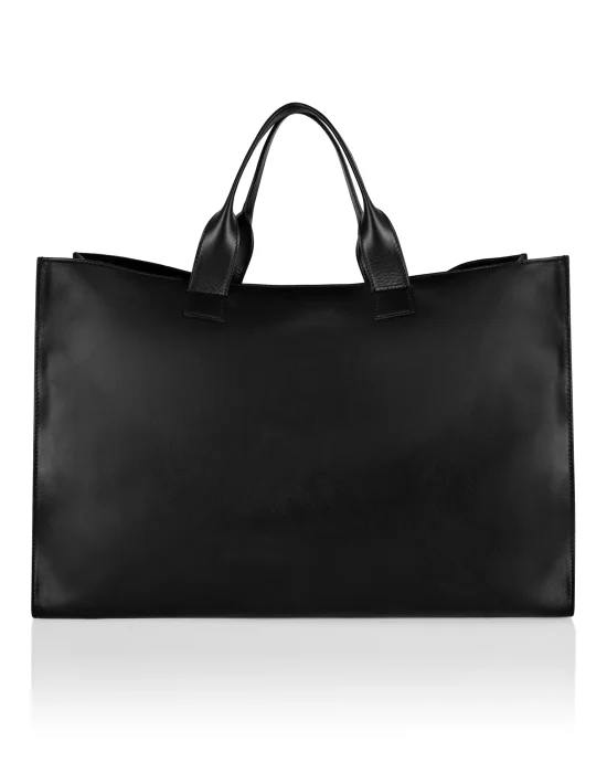 SKULL  EMBOSSED  LARGE TOTE