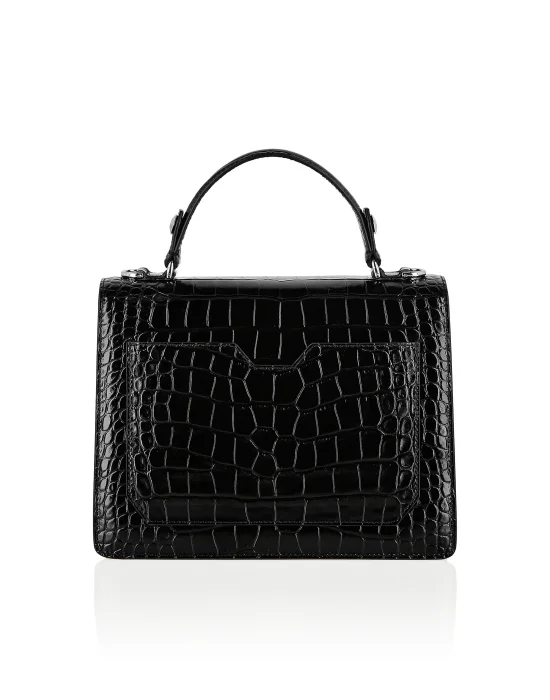 Medium Handle Bag Superheroine Croco Print