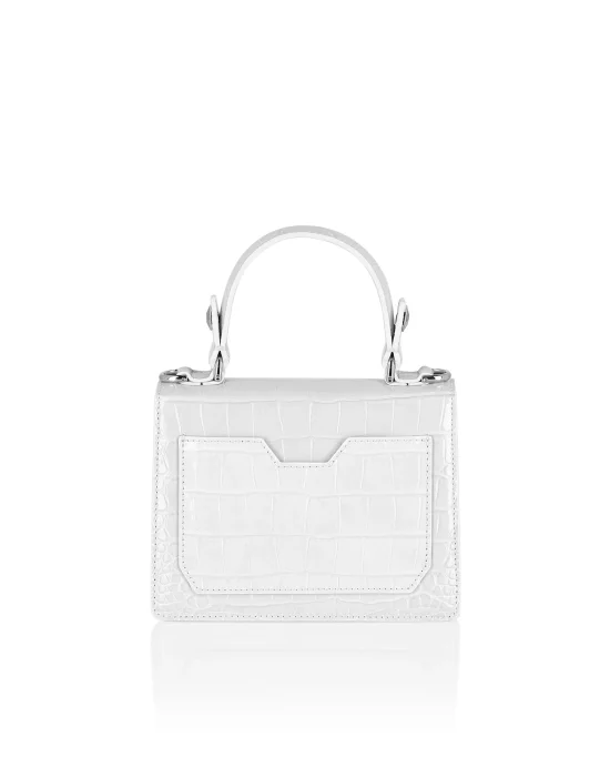 Small Handle Bag Superheroine Croco Print