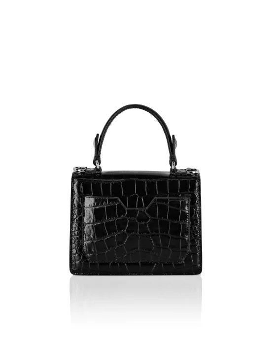Small Handle Bag Superheroine Croco Print