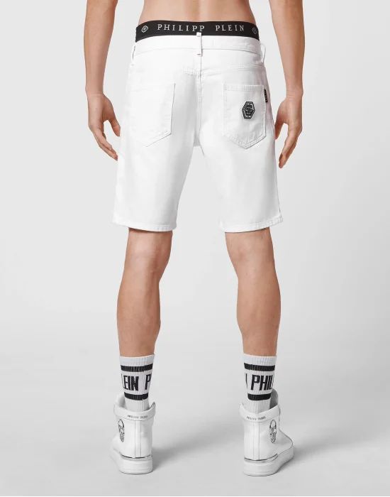 Denim Capri Shorts