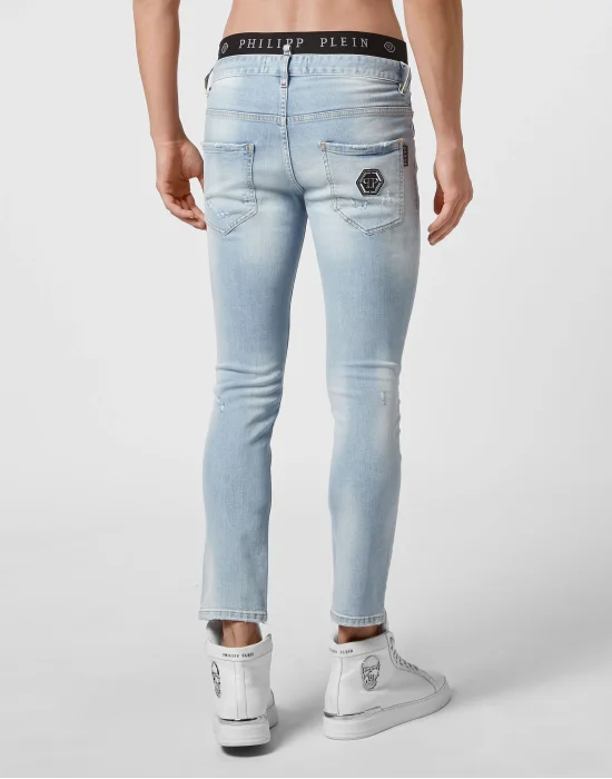 Denim Trousers Skinny Destroyed