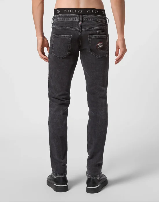Denim Trousers Straight Cut