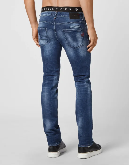 Denim Trousers Straight Cut