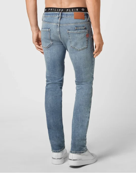 Denim Trousers Straight Cut